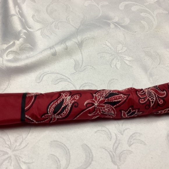 Christian Dior Umbrella RED DESIGN.  Print Multicolor Vintage♥️ - Picture 9 of 12